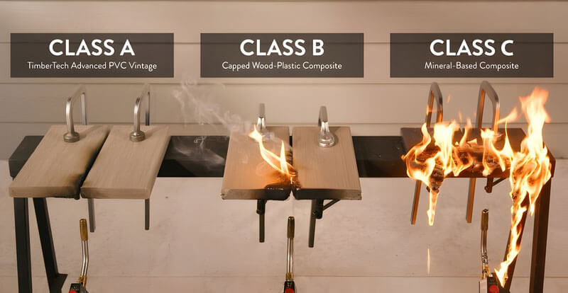 TimberTech fire rating demo